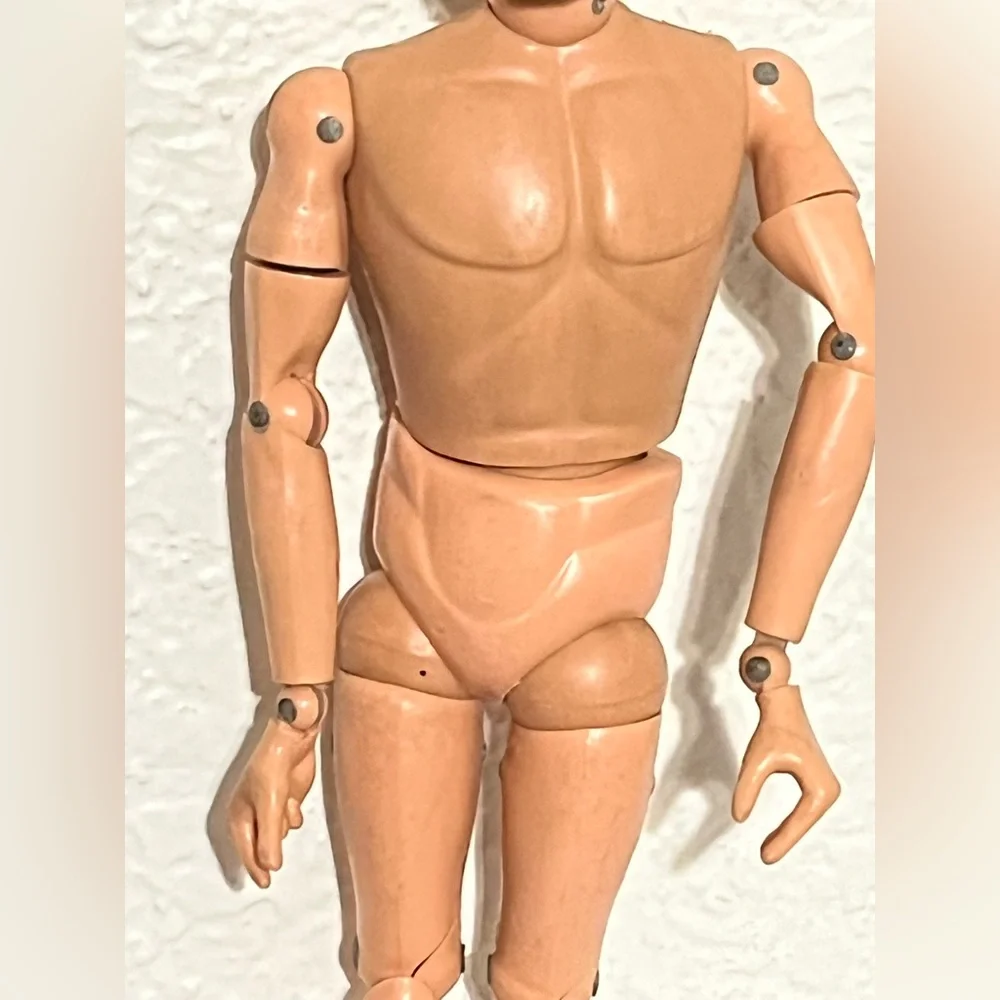 VINTAGE 1964 GI JOE BENDABLE DOLL FLOCKED REDISH HAIR RARE